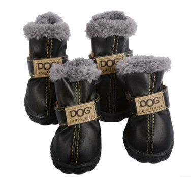 Les bottes de neige épaisses pour chien gardent au chaud les chaussures VIP d'automne et d'hiver de Teddy