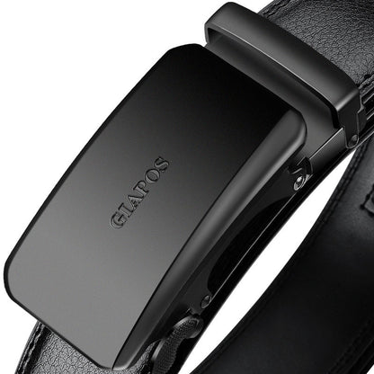 Men's Automatic Buckle Real Belt - Authentic Quality