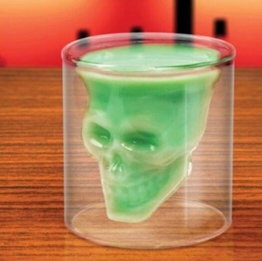 Kreativ kristall skall mugg - glas dubbel - glas skall - glas - glas - skall - skall - glas