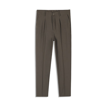 Autumn Wear Skinny Casual Draping All-matching Suit Pants