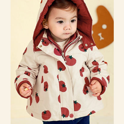 Doublure polaire pour enfants, manteau d'automne et d'hiver