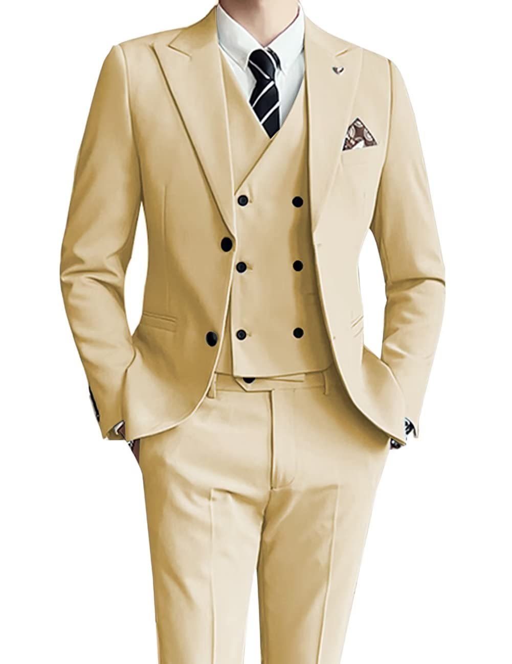 Three-piece Men's Suit Slim Fit Suit