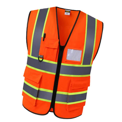 Manteau de vêtements de protection, gilet fluorescent de sécurité écologique