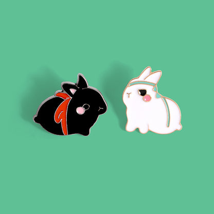 Broche lapin de dessin animé