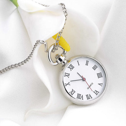 Montre de poche collier pour femme