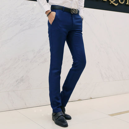 Casual business trousers men Korean slim-fit casual pants