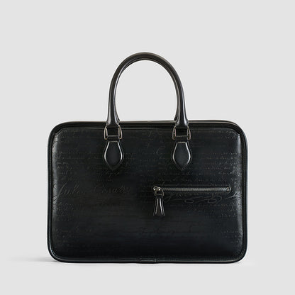 Hand-rubbed Vintage Business Bag