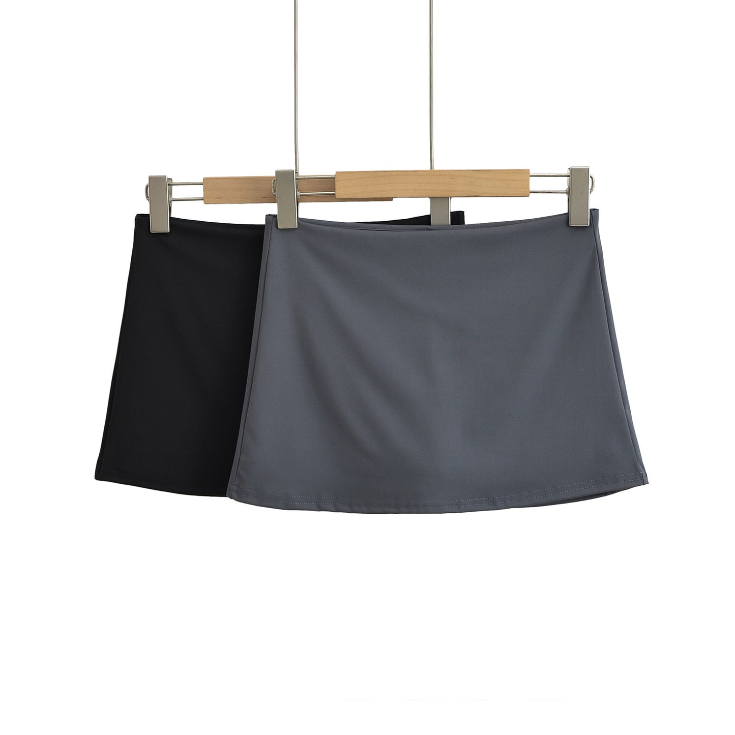 Women's Low Waist Hip Skirt - Spandex Anti-Exposure Design