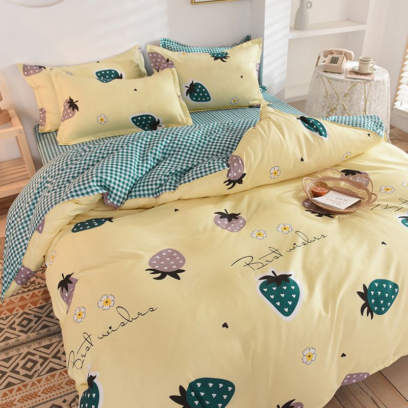 Pillowcase Bed Cover Set Sets Bedding Bedsheet Quilt Duvet