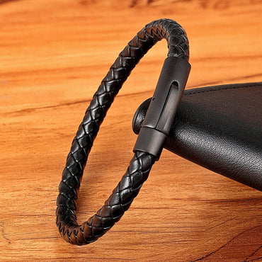 Herr för kvinnor Armband Svarta rostfria smycken Gåvor 