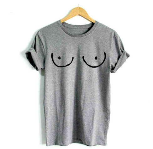 Print new women's T-shirts, cotton casual shirts for top T-shirt girls.