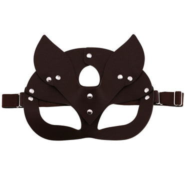 Creative Leather Sexy Prey Fox Ears Party Prom Mask