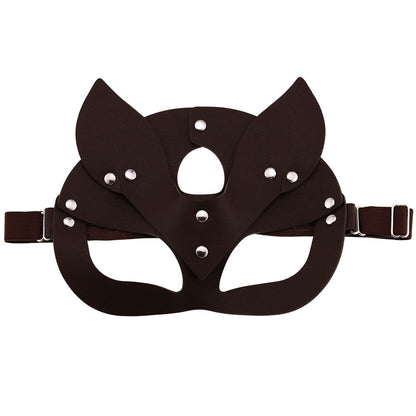 Creative Läder Sexig Byte Fox Ears Party Prom Mask