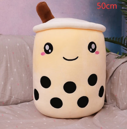 Pearl milk tea cup pillow