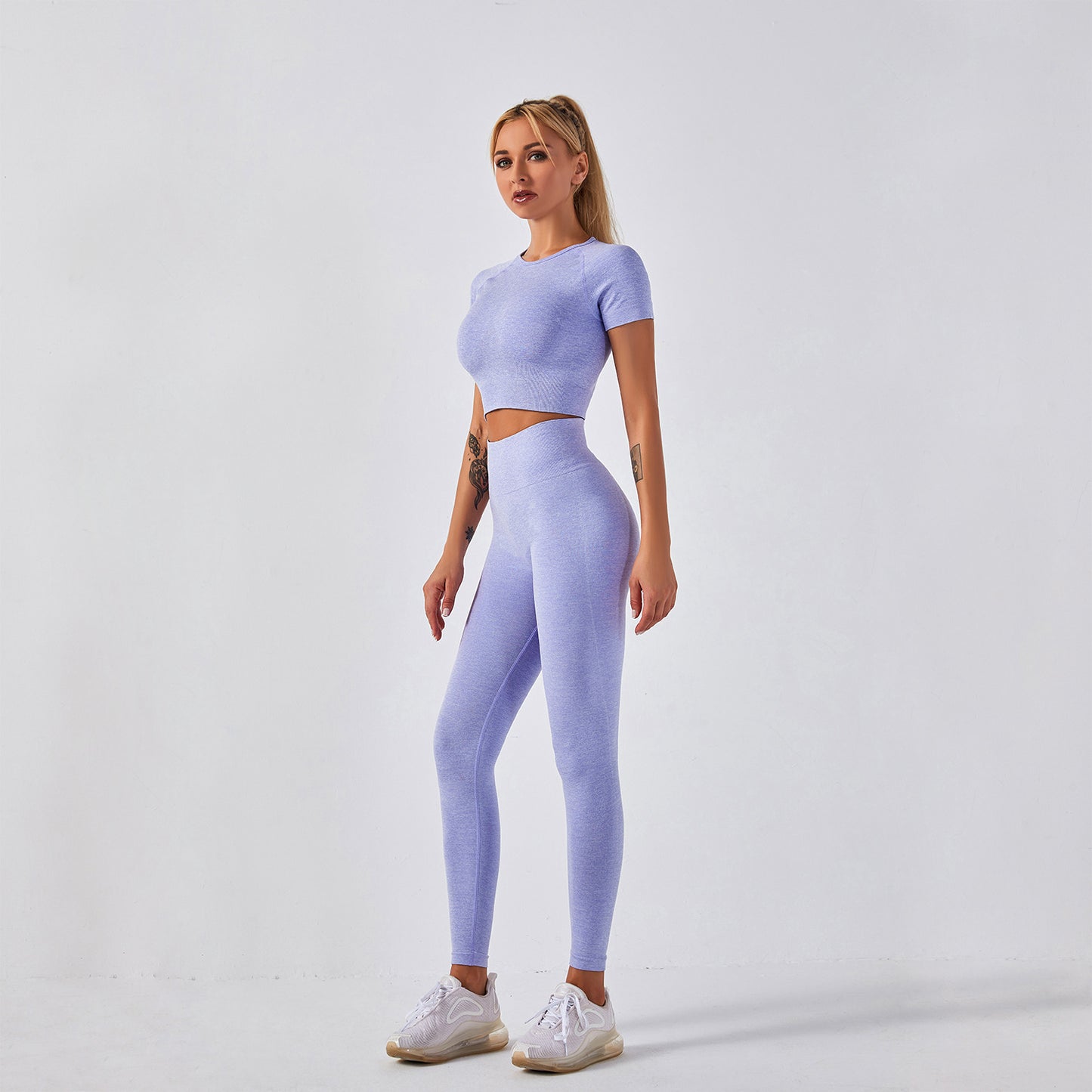 Ensemble de yoga botee sans couture pour femmes, fitness, gymnastique active