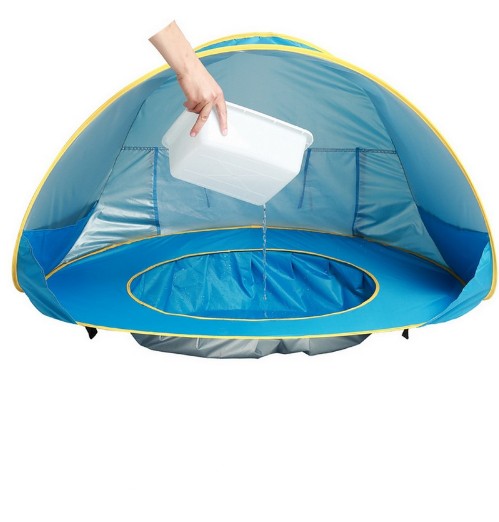 Tente de plage pour bébé, Camping en plein air pour enfants, facile à plier, imperméable, auvent solaire, protection UV