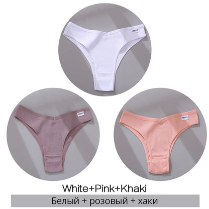 Women Cotton Underwear Women Thong Sexy Underwear