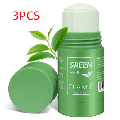 Green Tea Cleansing Blackhead Oil Control Acne Smear Mask