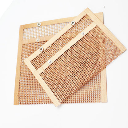 BBQ Grill Mesh Bag - Non-stick Grid Mat for Grilling Veggies