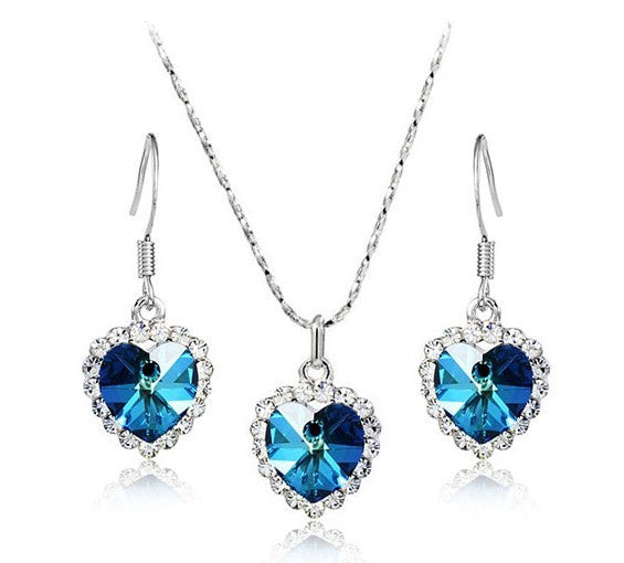 Ocean Star Necklace and Earring Set - Elegant Jewelry Collection