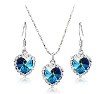 Ocean Star Necklace and Earring Set - Elegant Jewelry Collection