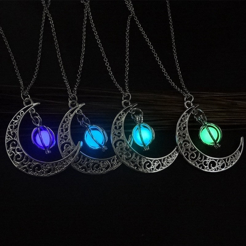 Collier lumineux croissant de lune