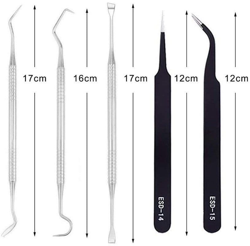 5 Piece Craft Vinyl Sticker Lettering Tool Set