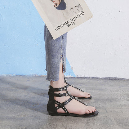 Herringbone sandals