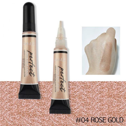 Liquid Foundation Shimmer Brightener Concealer Primer Base Contour Makeup Face Highlighter Cream 