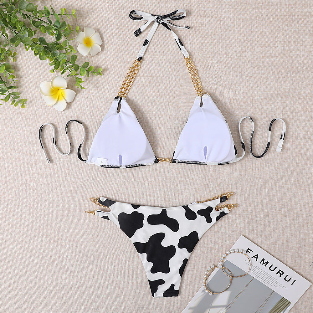 Baddräkt Kvinnlig Bikiniset Bikinikedja Ny
