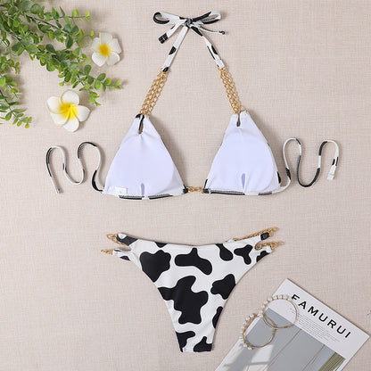 Baddräkt Kvinnlig Bikiniset Bikinikedja Ny
