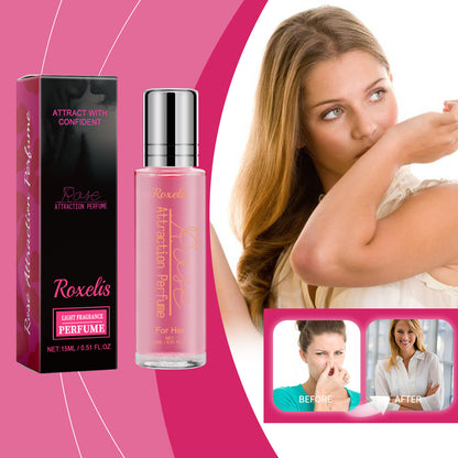 Rose Light Parfym Parfym Naturlig Bärbar Bärbar