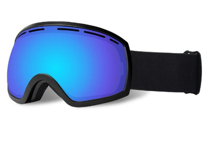 Grandes lunettes de ski sphériques lunettes de nuit antibuée polyvalentes