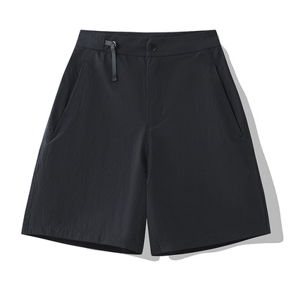 Men's Sports Quick-drying Four-sided Elastic 3D Cutting Versatile Shorts