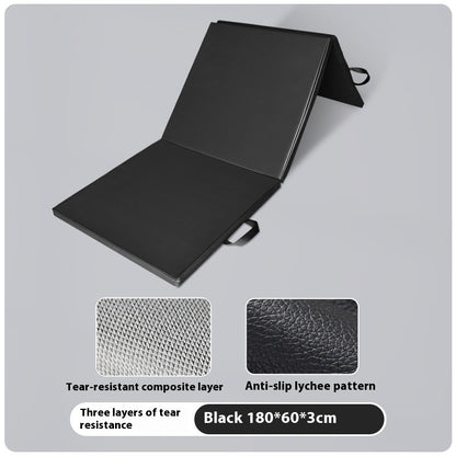 Three-Fold Gymnastic Mat for Men and Women - Training and Exercise