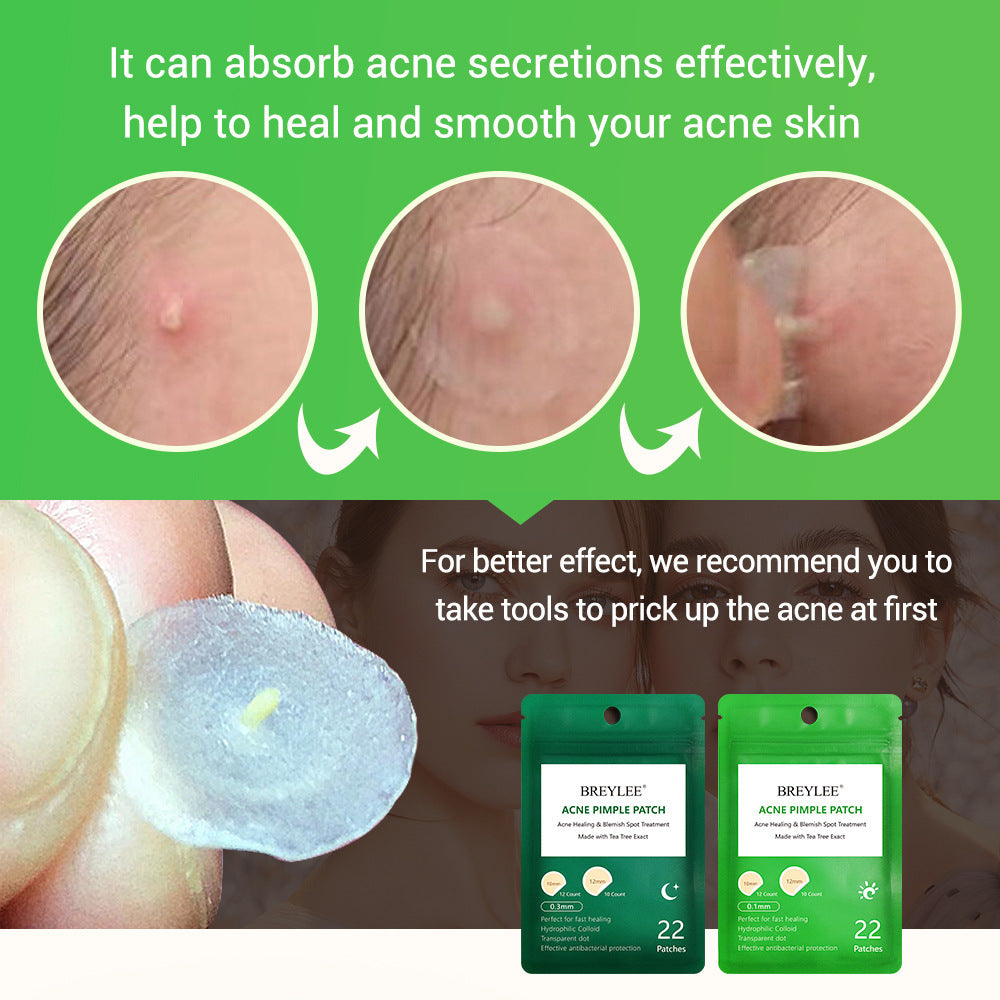 Tea Tree Acne Patch Tonar aknemärken och ultratunt