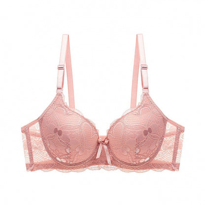 Lace Hollow Massage Push Up Bras Underwear For Women
