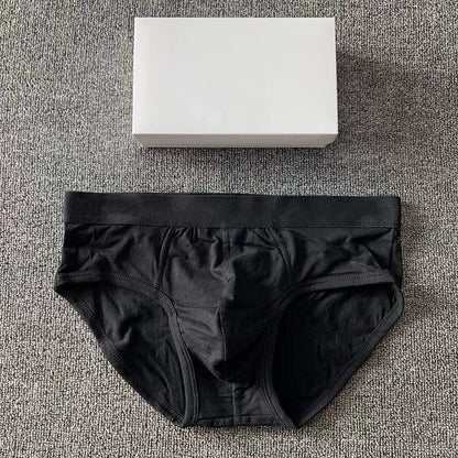 Men's Cotton Boxer Briefs Plus-Size Breathable Underwear For Sports