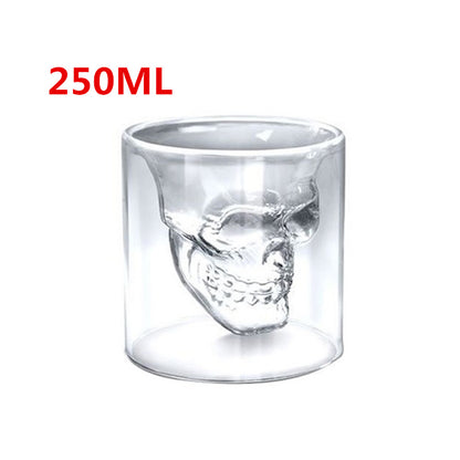 Kreativ kristall skall mugg - glas dubbel - glas skall - glas - glas - skall - skall - glas