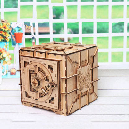 Kids Wood Pussel Lösenord Box Toy