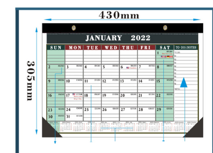 Kreativ och enkel skrivbordskalender