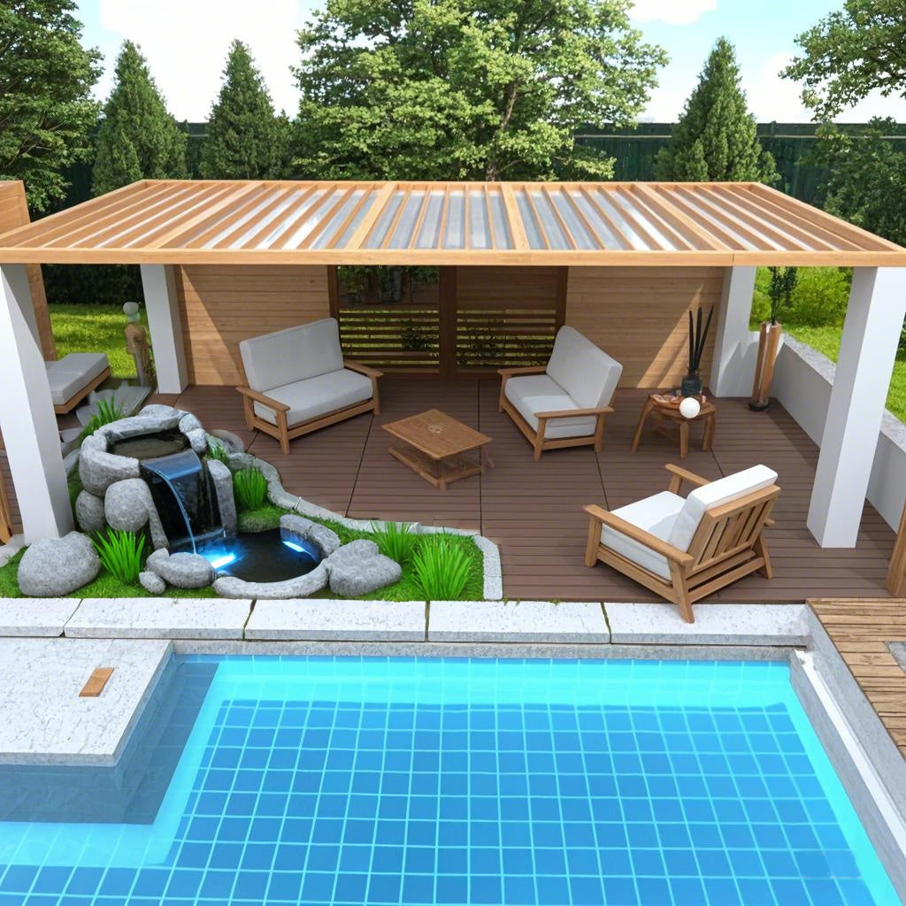 Waterproof, Wear-resistant, DIY Assembly, Garden, Courtyard, Balcony,plastic Flooring