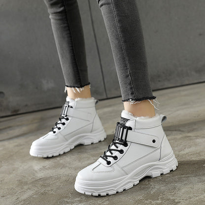 New trendy shoes women's shoes student two cotton shoes women