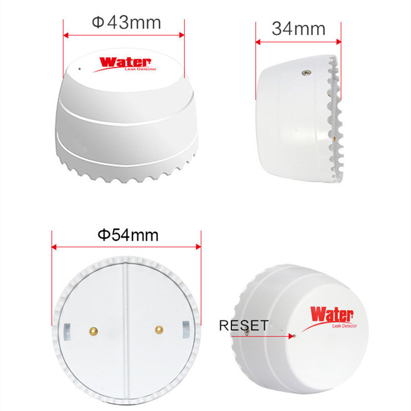 Smart WiFi Leak Detector for Home Overflow & Flood Detection - TechGuard