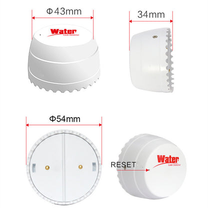 Smart WiFi Leak Detector for Home Overflow & Flood Detection - TechGuard