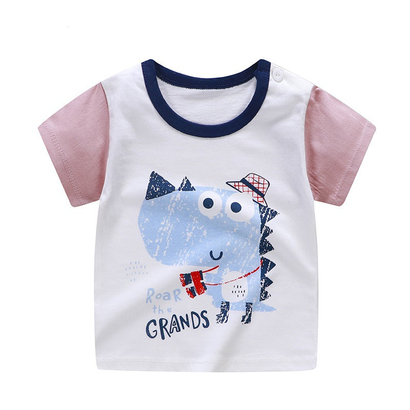 cotton children t-shirt short sleeve