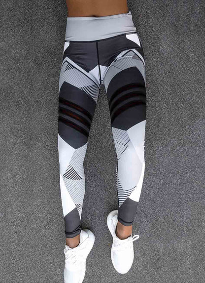 Pantalon de yoga sport réfléchissant