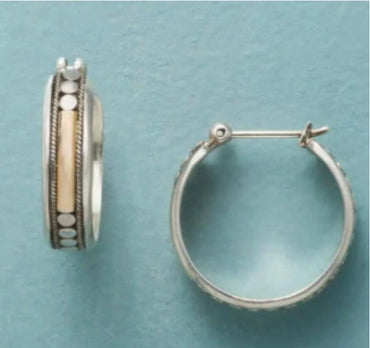 Retro Style Big Circle Earrings Fashion Commuter Simple Ladies Exaggerated