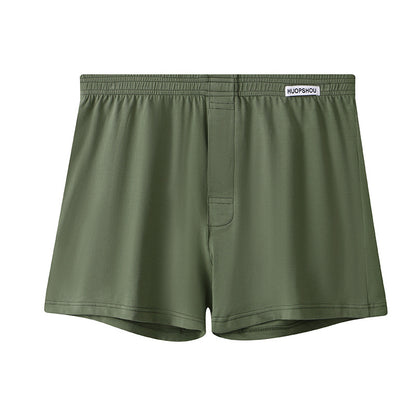 Lösa andningsbara Plus Size Herrunderkläder Enfärgade Boxers