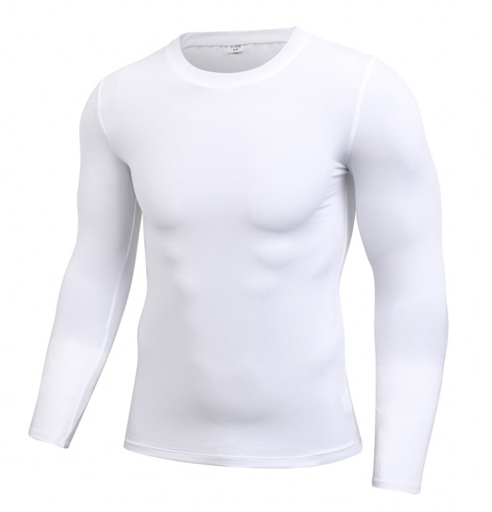 Men's Blank Long Sleeve Compression Top